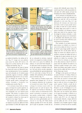 Reemplazando ventanas - Abril 1999