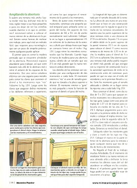 Reemplazando ventanas - Abril 1999