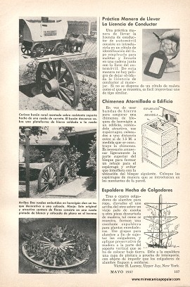 Viejas Ruedas de Carreta Decorativas - Mayo 1957