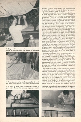 Construya su Propia Lancha Automóvil - Agosto 1956