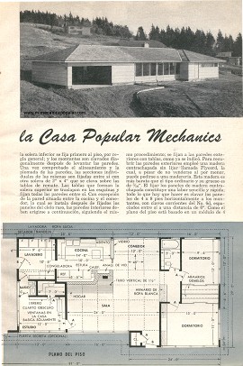 Cómo Construí la Casa Popular Mechanics - Parte II - Agosto 1951