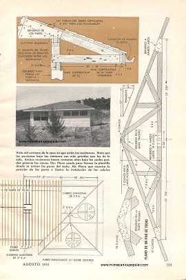 Cómo Construí la Casa Popular Mechanics - Parte II - Agosto 1951