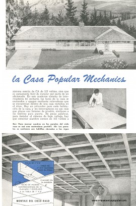 Cómo Construí la Casa Popular Mechanics - Parte III - Septiembre 1951