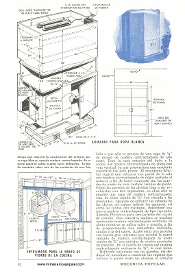 Cómo Construí la Casa Popular Mechanics - Parte III - Septiembre 1951