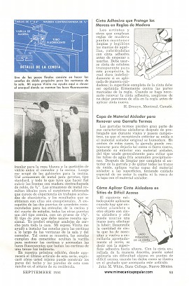 Cómo Construí la Casa Popular Mechanics - Parte III - Septiembre 1951