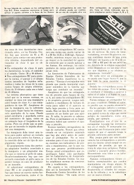 Lo que debe saber sobre los extintores - Septiembre 1971