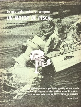 Lo que debe saber al comprar un motor de pesca - Julio 1966