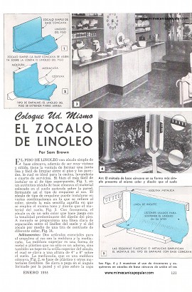 Coloque Ud. Mismo el Zócalo de Linóleo - Enero 1955