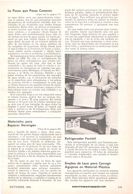 Materiales Para Reparar Hormigón-Concreto - Octubre 1960