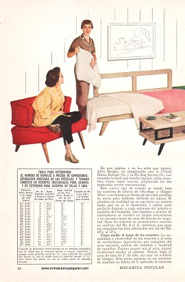 Dos Materiales que Simplifican la Tapicería - Enero 1955