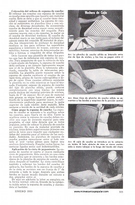 Dos Materiales que Simplifican la Tapicería - Enero 1955