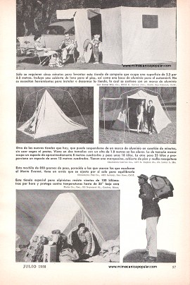 Para Excursionistas - Julio 1958