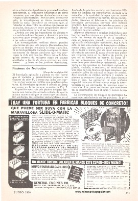 Construya su Piscina de Natación - Junio 1960
