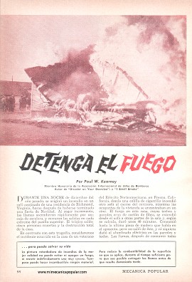 Detenga el fuego mediante la pintura adecuada - Julio 1960