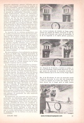 Detenga el fuego mediante la pintura adecuada - Julio 1960