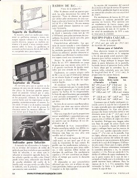 Equipo Para Calcar - Octubre 1963