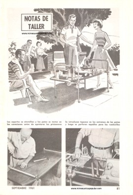 &Uacute;til Bandeja Rodante - Septiembre 1961