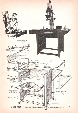 Fotografía: Útil Mesa de Ampliadora - Enero 1961