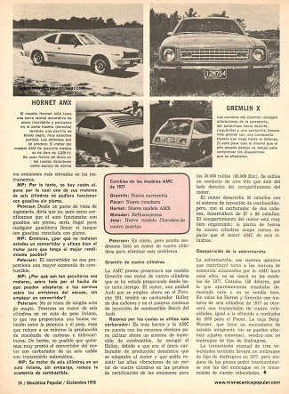 Los autos del 77: AMC - Diciembre 1976