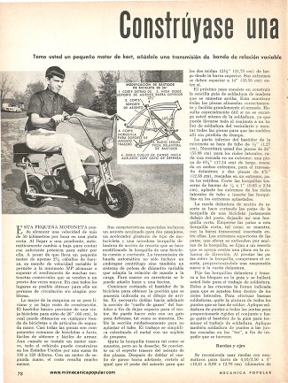 Constrúyase una Minimoto - Septiembre 1967