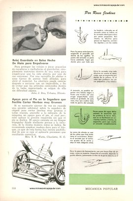 Pesca: C&oacute;mo Ensartar la Carnada - Septiembre 1953