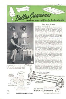 Creaciones con Rodillo de Frotamiento - Septiembre 1952