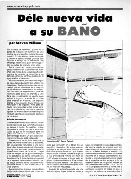 Déle nueva vida a su BAÑO - Enero 1989