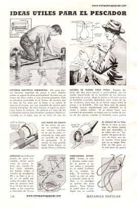 Ideas útiles para el pescador - Julio 1948