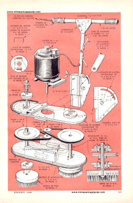 Pulidora Casera de Escobilla Doble - Enero 1956