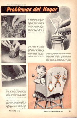 Resolviendo problemas del Hogar - Agosto 1948