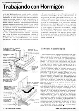 Trabajando con Hormig&oacute;n-Concreto - Julio 1974