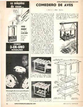Comedero de Aves - Abril 1967