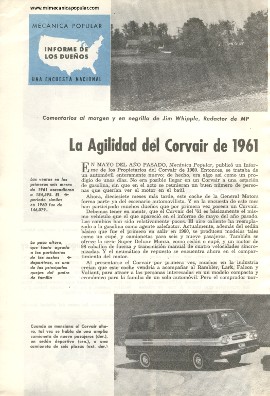 Informe de los dueños: Corvair - Noviembre 1961