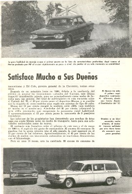 Informe de los dueños: Corvair - Noviembre 1961