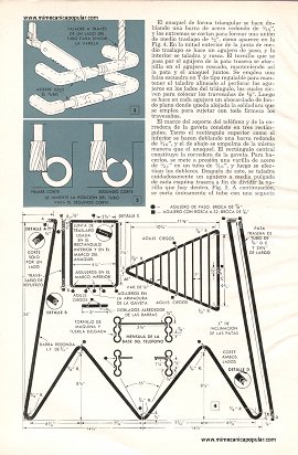 Mesa de Hierro Para el Tel&eacute;fono - Noviembre 1955