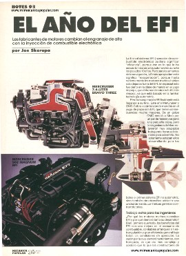 Navegación: El año del sistema de inyección de combustible electrónica - Mayo 1993