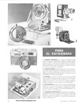 Para el Fotógrafo - Septiembre 1962