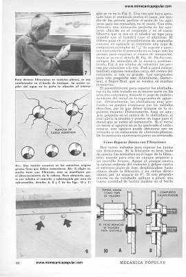 Reparación de Botes de Aluminio - Agosto 1960