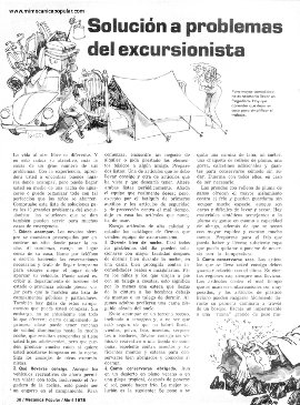Soluci&oacute;n a problemas del excursionista - Abril 1978