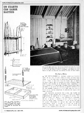 Un Cuarto con Sabor N&aacute;utico - Abril 1976