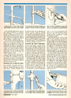 Cambiando el Calentador de Agua - Octubre 1988