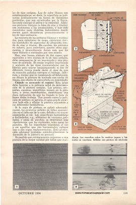 Cómo Pintar Exteriores de Casas - Octubre 1954