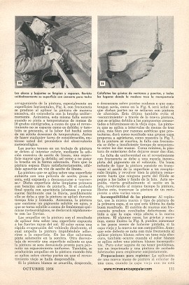 Cómo Pintar Exteriores de Casas - Octubre 1954