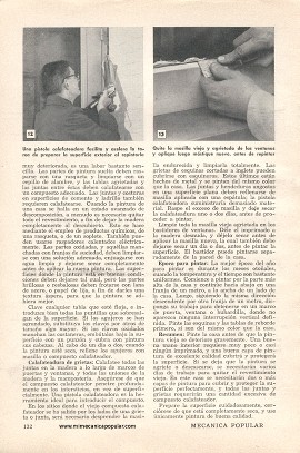 Cómo Pintar Exteriores de Casas - Octubre 1954