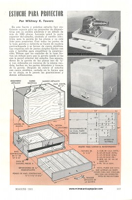Estuche Para Proyector - Marzo 1951