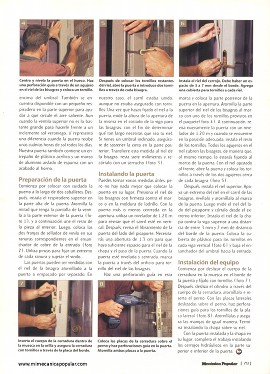 C&oacute;mo instalar una contrapuerta - Junio 2000