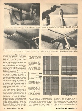 C&oacute;mo resolver los problemas del techo - Julio 1976