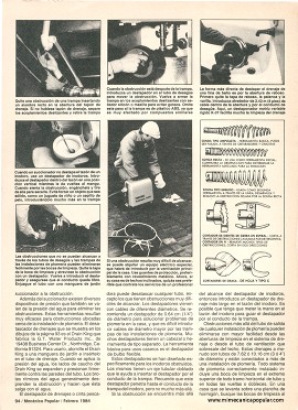 C&oacute;mo resolver 4 problemas de plomer&iacute;a - Febrero 1984