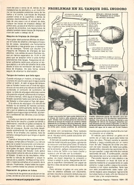C&oacute;mo resolver 4 problemas de plomer&iacute;a - Febrero 1984
