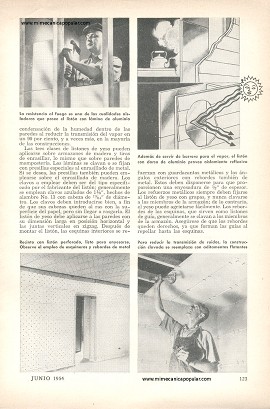 El Secreto de una Buena Enyesadura - Junio 1954